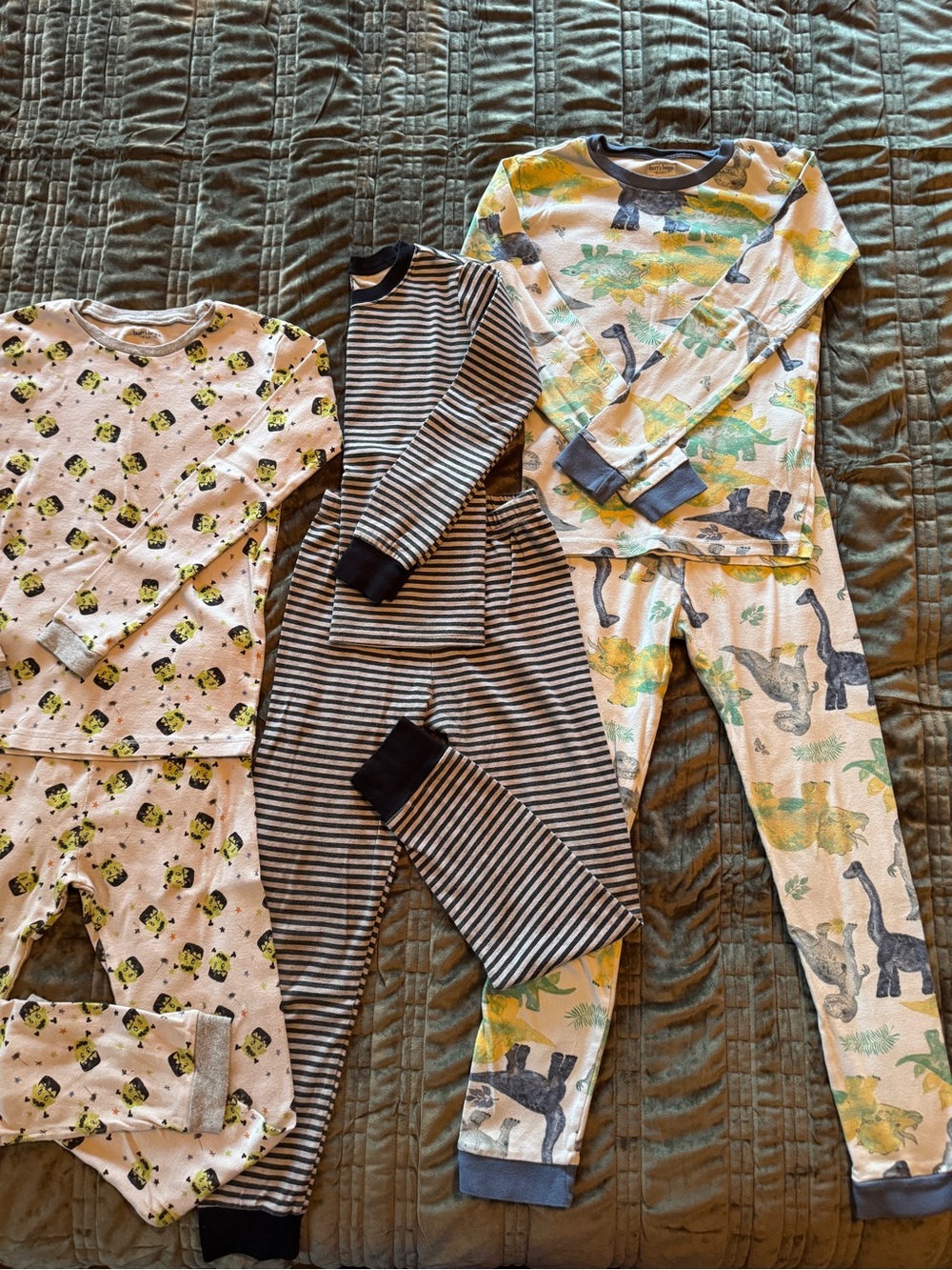 Burt's Bees Kids Long Sleeve Pajama Set Bundle Size 10